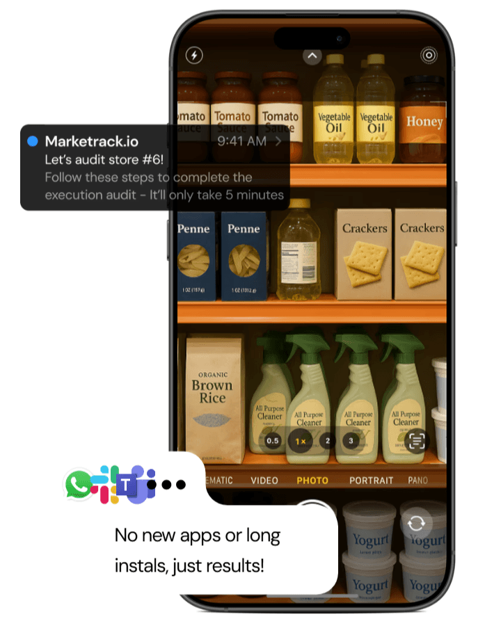 Marketrack App Interface